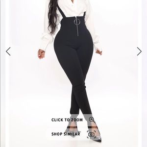 FASHIONNOVA Jump in the Ring II Jumpsuit,black,1X